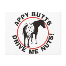 Appy Butts Drive Me Nuts Postcards
