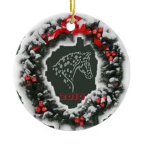 APPY CHRISTMAS GREEN ORNAMENTS