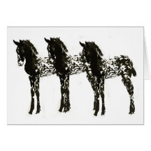 Appy Colts Greeting Cards
