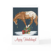Appy Holidays! Appaloosa Christmas Card