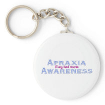 Apraxia Awareness keychains