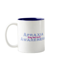 Apraxia Awareness mugs