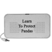 Aprenda proteger pandas mp3 altavoces