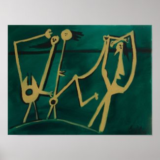 après Picasso, les acrobats print