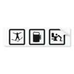 apres ski bumper sticker