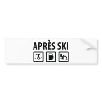 apres ski bumper stickers by Tomaniac apres ski bumper stickers