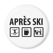 apres ski fridge magnets