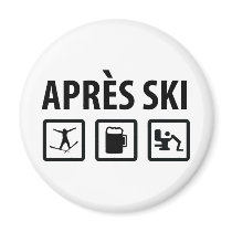 apres ski magnets by Tomaniac apres ski magnets