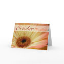 Apricot Gerbera • Save the Date Card by SabineStGreetings Apricot Gerbera • Save the Date Card