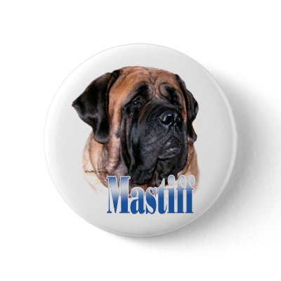 Apricot Mastiff Name Button by MastiffStuff