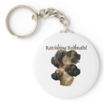 Apricot Mastiff Redheads keychain keychains
