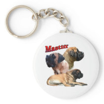 Apricot Mastiff trio Keychain keychains