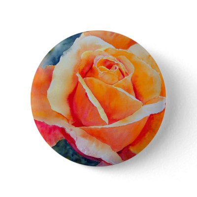 Apricot Pinback Buttons by RSHarts