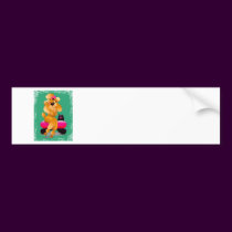 Apricot Poodle 50's Style bumper stickers