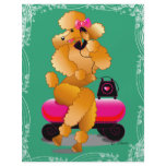 Apricot Poodle 50's Style flyers