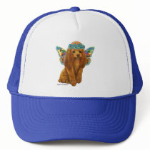 Apricot Red Poodle Fairy Hats