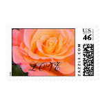 Apricot Rose Stamp