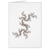 Apricot Twists Julia Greetings Card