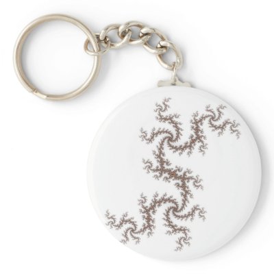 Apricot Twists Julia Keychain by JamesOakley