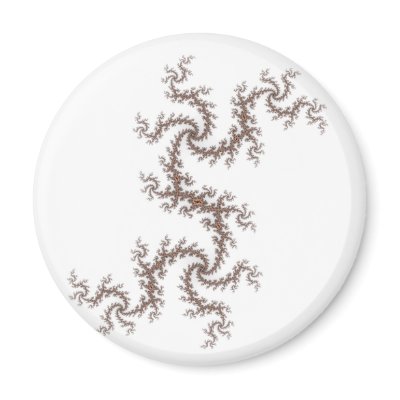 Apricot Twists Julia Magnet by JamesOakley