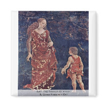 April [04]-Triumph Of Venus By Cossa Francesco Del Refrigerator Magnet