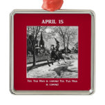april-15-the-tax-man-is-coming christmas tree ornament