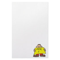 April 1st personalized stationery