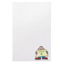 April 1st personalized stationery