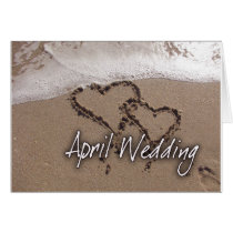 April Beach Destination Wedding...... - Customized cards by perfectpostage April Beach Destination Wedding...... - Customized cards