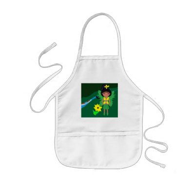 April Blossom Kids Apron by KirstenEdwards