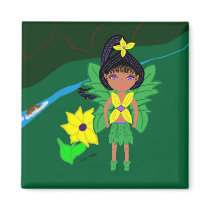 April Blossom Magnet