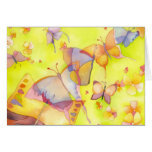 April Butterflies Birthday Card