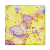 April Butterflies magnets