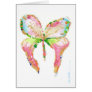 April Butterfly note card