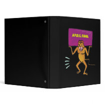 April Fool 3 Ring Binders