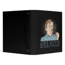 April Fools 3 Ring Binder