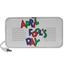 April Fools Day Laptop Speaker