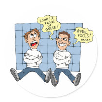 April Fools Day Stickers