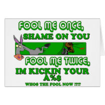 April Fools - Fool Me Once cards