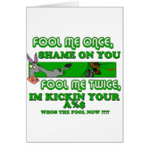 April Fools - Fool Me Once cards