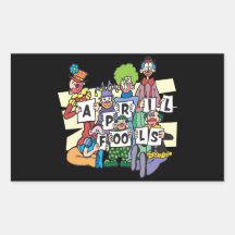 April Fools Rectangle Stickers