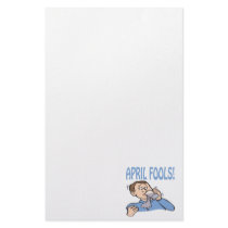 April Fools Customized Stationery