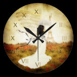 April in Paris Wall Clock wall clocks