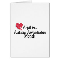 April Is Autism Awareness Month (Hrt Puzzle) cards