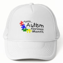 April Is Autism Awareness Month (PP) Trucker Hat