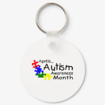 April Is Autism Awareness Month (PP) keychains