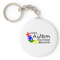 April Is Autism Awareness Month (PP) Keychain