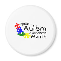 April Is Autism Awareness Month (PP) Magnet