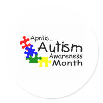 April Is Autism Awareness Month (PP) Sticker