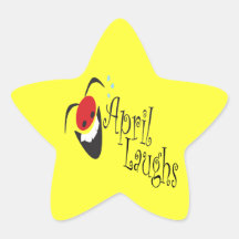April Laughs Sticker